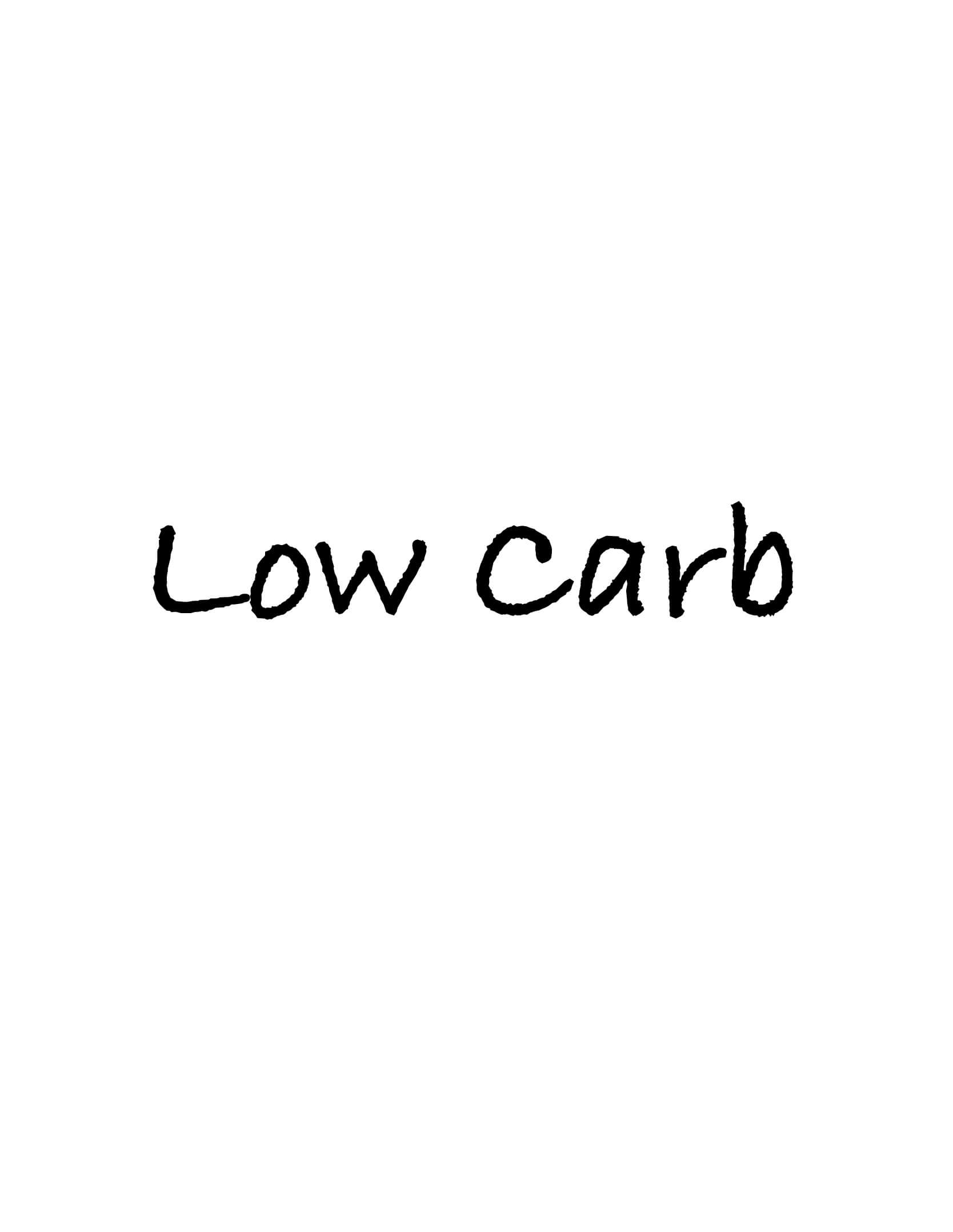 Low Carb Ernährung